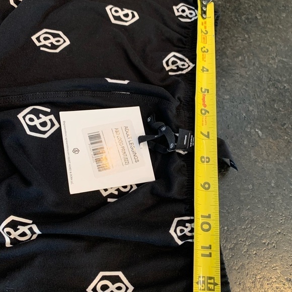 Agnes & Dora leggings black & white soft and comfy stretchy lounge wear nwt - Picture 1 of 6